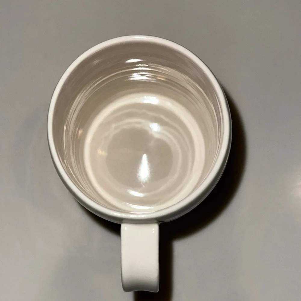 ANTHROPOLOGIE Starla M Halfmann Petal Palette Letter C Monogram Coffee Mug/Cup